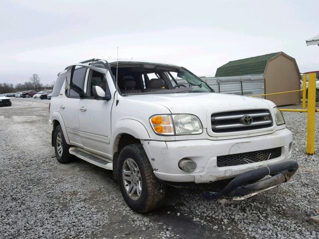 5TDBT48A34S227254 - 2004 TOYOTA SEQUOIA LI WHITE photo 1