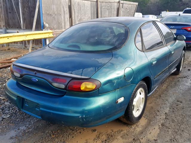 1FALP52U0VA170808 - 1997 FORD TAURUS GL GREEN photo 4