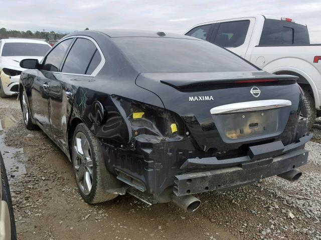 1N4AA5AP7CC832096 - 2012 NISSAN MAXIMA S BLACK photo 3