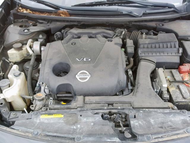 1N4AA5AP7CC832096 - 2012 NISSAN MAXIMA S BLACK photo 7