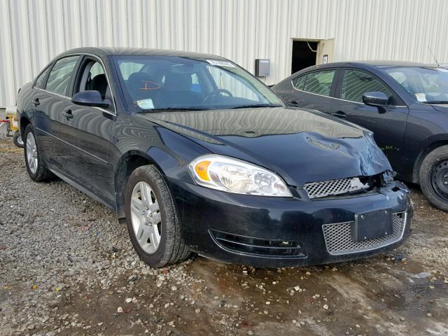 2G1WB5E37D1191021 - 2013 CHEVROLET IMPALA LT BLACK photo 1