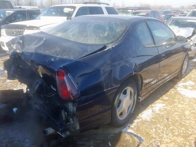 2G1WX15K919376444 - 2001 CHEVROLET MONTE CARL BLUE photo 4