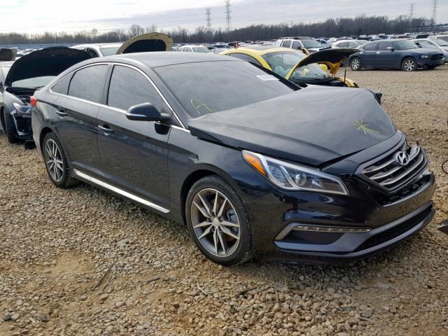 5NPE34AB8HH439711 - 2017 HYUNDAI SONATA SPO BLACK photo 1