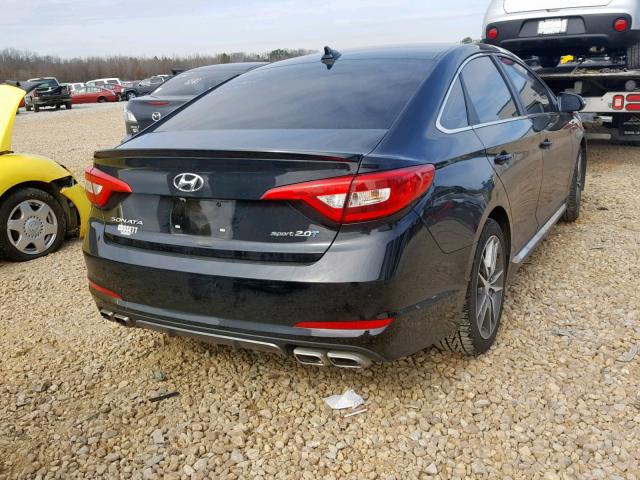 5NPE34AB8HH439711 - 2017 HYUNDAI SONATA SPO BLACK photo 4