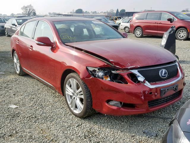 JTHBC96S195020110 - 2009 LEXUS GS 450H RED photo 1