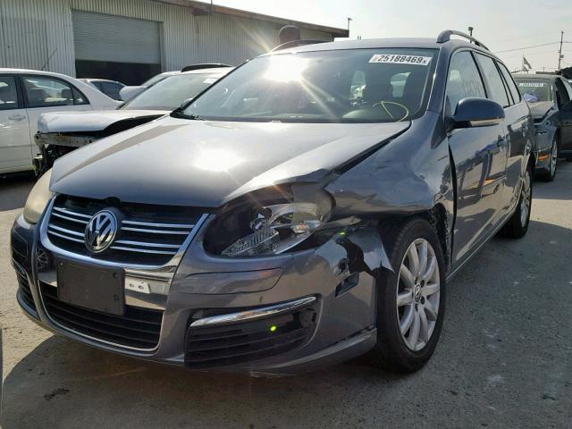 3VWPL71K39M320869 - 2009 VOLKSWAGEN JETTA TDI GRAY photo 2