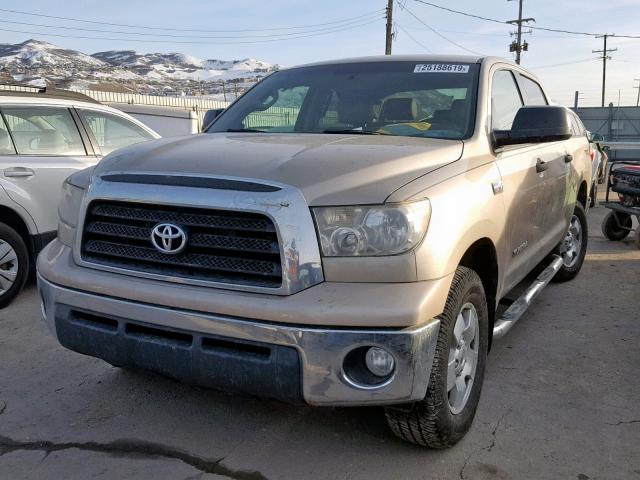 5TBDV54138S508273 - 2008 TOYOTA TUNDRA CRE GOLD photo 2