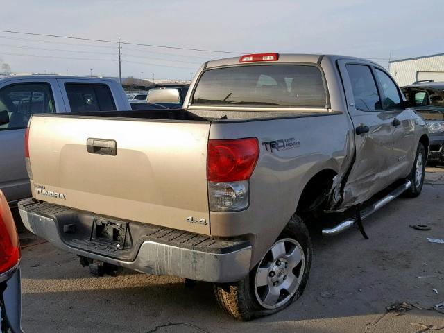 5TBDV54138S508273 - 2008 TOYOTA TUNDRA CRE GOLD photo 4