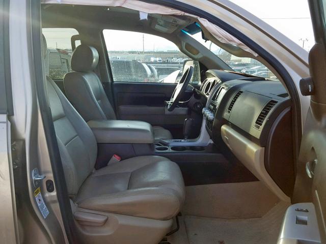 5TBDV54138S508273 - 2008 TOYOTA TUNDRA CRE GOLD photo 5