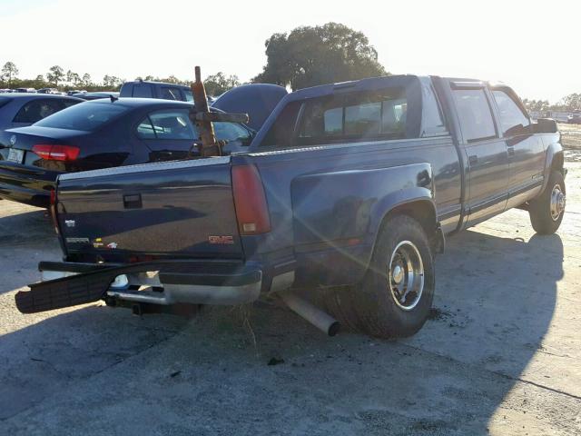 1GTHK33F6TF015537 - 1996 GMC SIERRA K35 BLUE photo 4