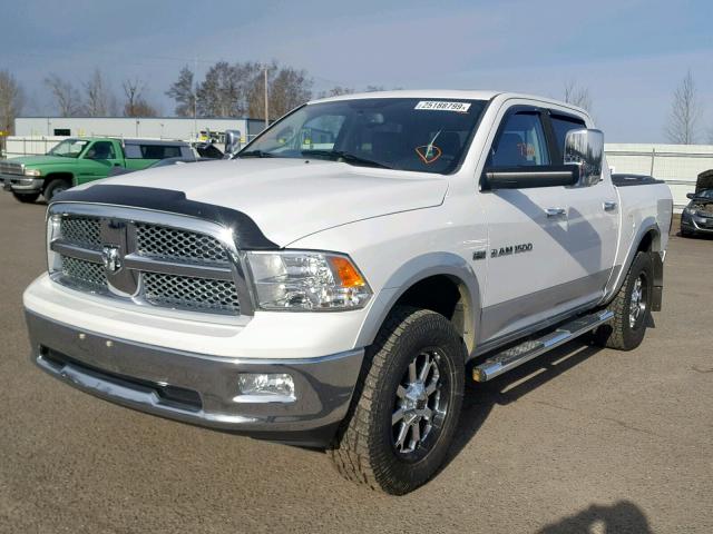 1C6RD7NT1CS192570 - 2012 DODGE RAM 1500 L WHITE photo 2