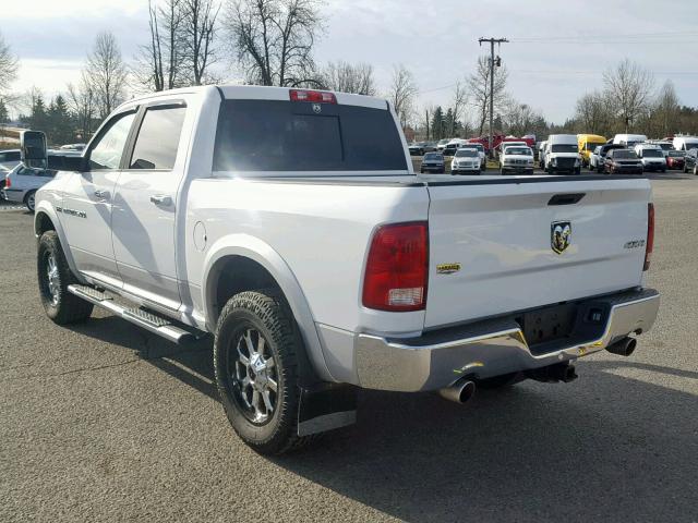 1C6RD7NT1CS192570 - 2012 DODGE RAM 1500 L WHITE photo 3