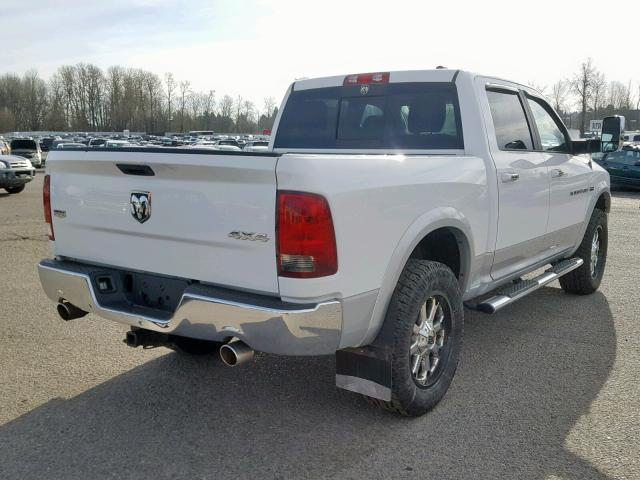 1C6RD7NT1CS192570 - 2012 DODGE RAM 1500 L WHITE photo 4