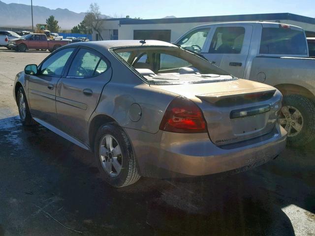 2G2WP552961195112 - 2006 PONTIAC GRAND PRIX TAN photo 3