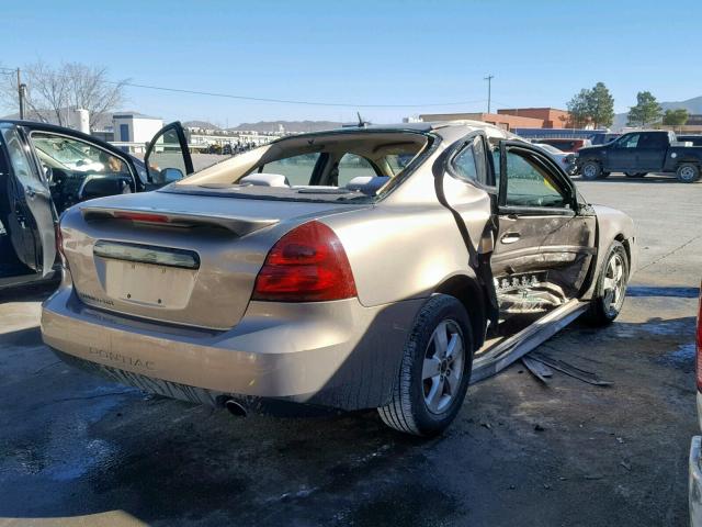2G2WP552961195112 - 2006 PONTIAC GRAND PRIX TAN photo 4