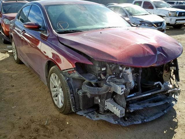 1C3CCCAB8GN110964 - 2016 CHRYSLER 200 LIMITE MAROON photo 1