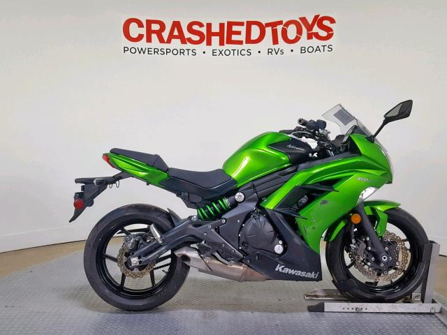 JKAEXEE15FDA18895 - 2015 KAWASAKI EX650 E GREEN photo 1