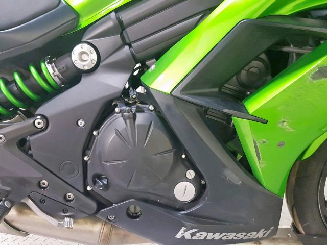 JKAEXEE15FDA18895 - 2015 KAWASAKI EX650 E GREEN photo 11