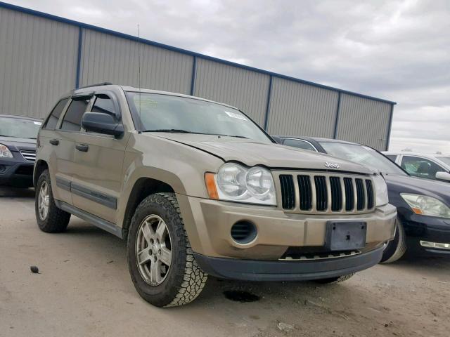 1J4GS48K15C540687 - 2005 JEEP GRAND CHER TAN photo 1