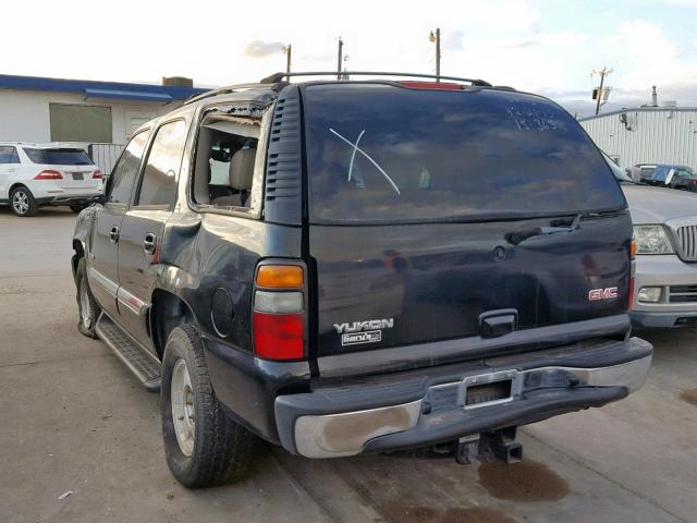 1GKEC13T24R221551 - 2004 GMC YUKON BLACK photo 3