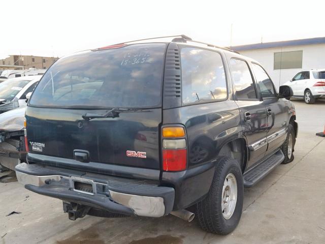 1GKEC13T24R221551 - 2004 GMC YUKON BLACK photo 4