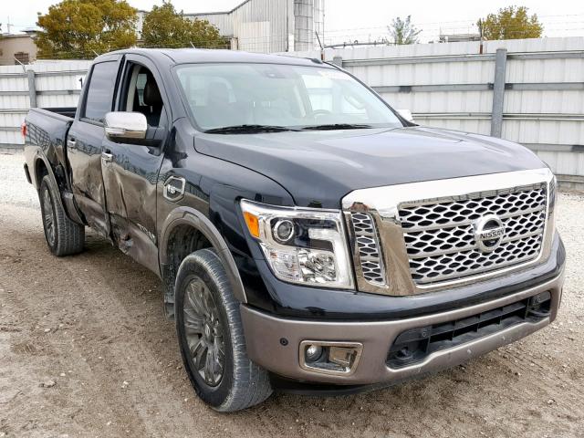 1N6AA1E55HN535929 - 2017 NISSAN TITAN SV BLACK photo 1