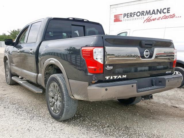 1N6AA1E55HN535929 - 2017 NISSAN TITAN SV BLACK photo 3