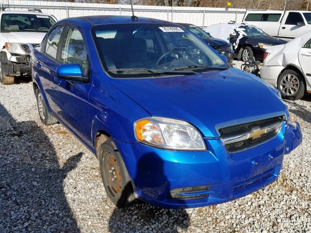 KL1TD5DE4BB230420 - 2011 CHEVROLET AVEO LS BLUE photo 1