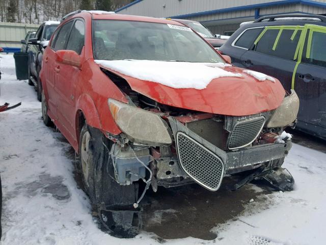 5Y2SL65866Z448314 - 2006 PONTIAC VIBE RED photo 1