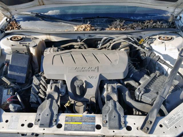 2G2WP552061156750 - 2006 PONTIAC GRAND PRIX WHITE photo 7