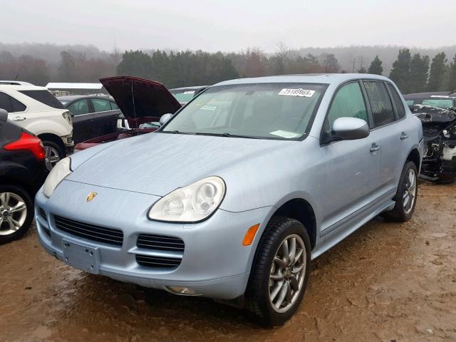 WP1AB29P76LA69316 - 2006 PORSCHE CAYENNE S BLUE photo 2