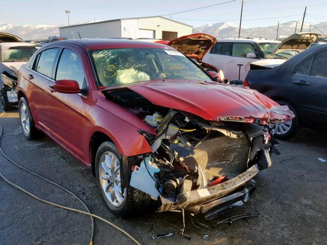 1C3CCBAB3DN647859 - 2013 CHRYSLER 200 LX BURGUNDY photo 1