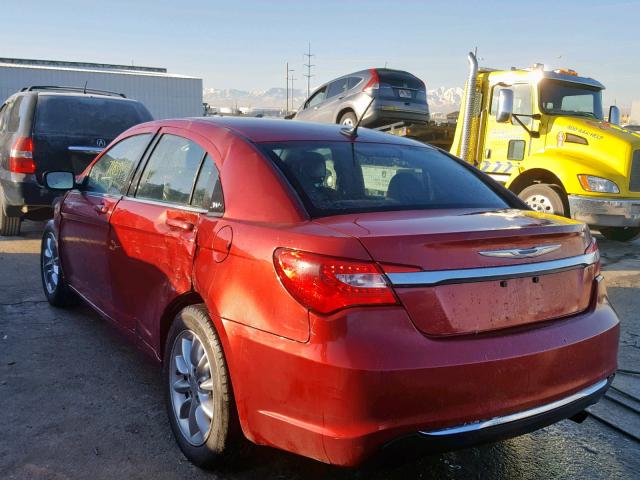 1C3CCBAB3DN647859 - 2013 CHRYSLER 200 LX BURGUNDY photo 3