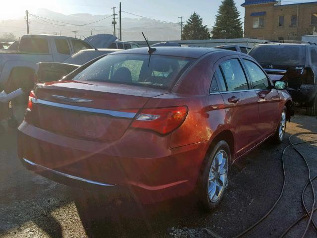 1C3CCBAB3DN647859 - 2013 CHRYSLER 200 LX BURGUNDY photo 4