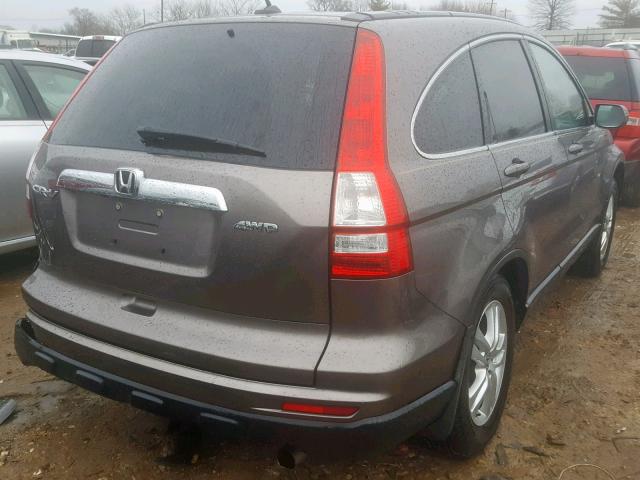 5J6RE4H75AL090130 - 2010 HONDA CR-V EXL GRAY photo 4