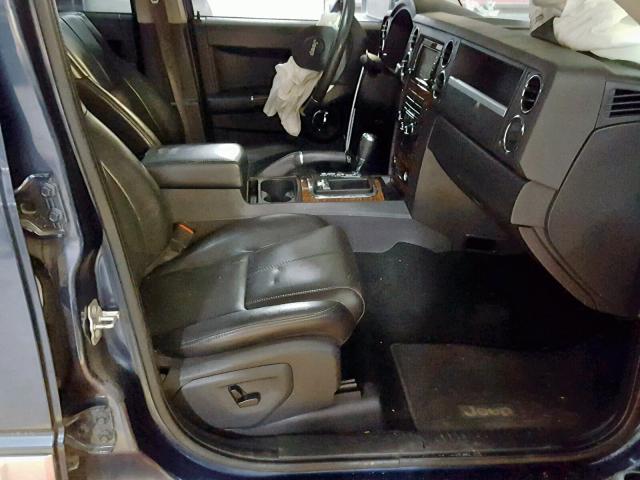 1J4RG5GT4AC109510 - 2010 JEEP COMMANDER BLACK photo 5