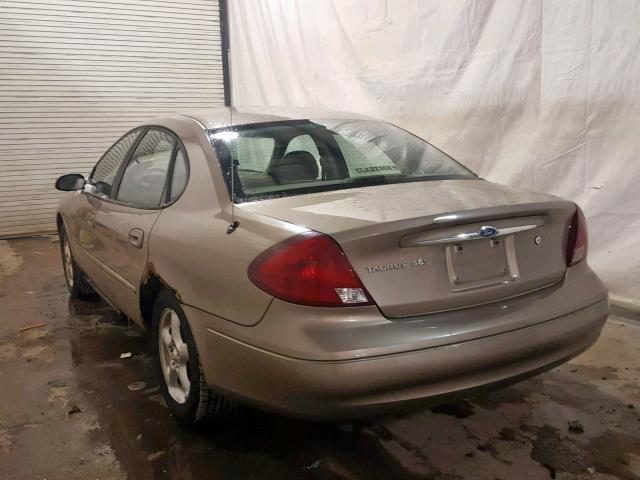 1FAFP55263G156946 - 2003 FORD TAURUS SES TAN photo 3