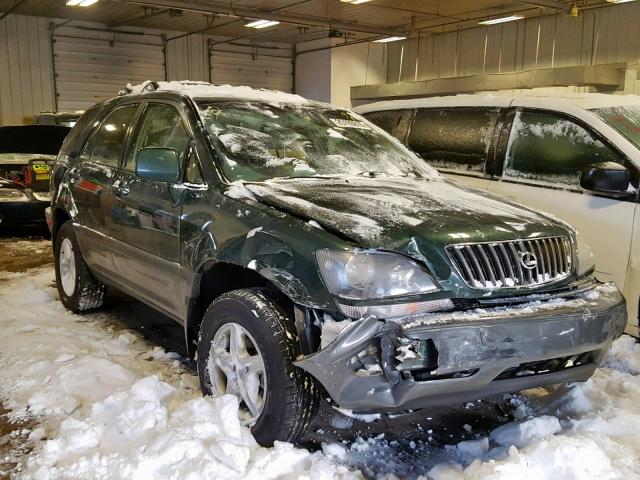 JT6HF10UXY0163557 - 2000 LEXUS RX 300 GREEN photo 1