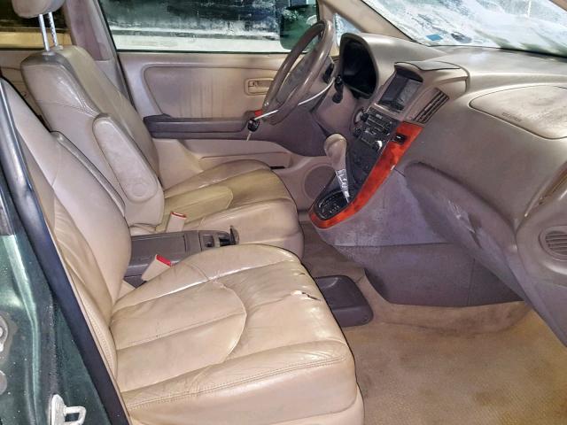 JT6HF10UXY0163557 - 2000 LEXUS RX 300 GREEN photo 5