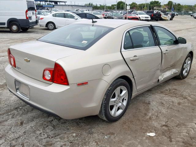 1G1ZB5EB5AF130761 - 2010 CHEVROLET MALIBU LS Qəhvəyi foto 4
