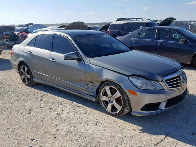 WDDHF5GB9AA019122 - 2010 MERCEDES-BENZ E 350 SILVER photo 1