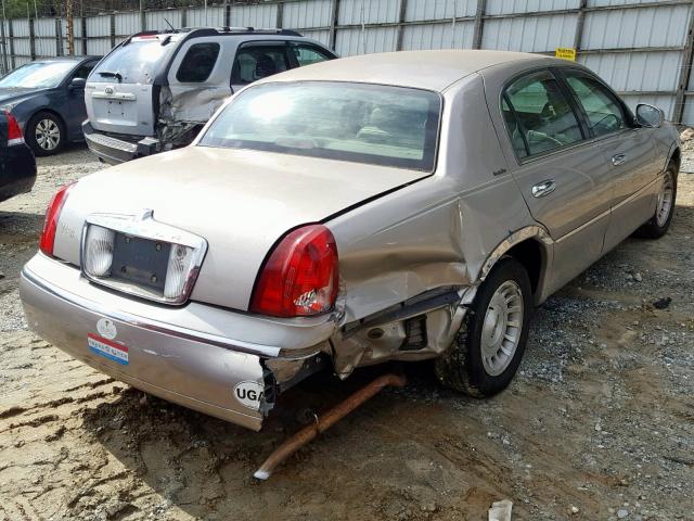 1LNHM81W0XY674505 - 1999 LINCOLN TOWN CAR E TAN photo 4