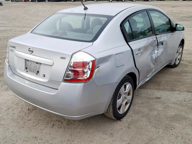 3N1AB61E89L664643 - 2009 NISSAN SENTRA 2.0 SILVER photo 4