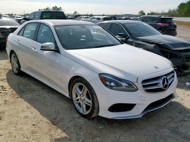 WDDHF5KB4EA889602 - 2014 MERCEDES-BENZ E 350 WHITE photo 1