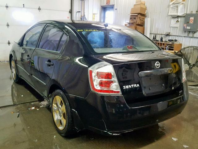 3N1AB61E18L677426 - 2008 NISSAN SENTRA 2.0 BLACK photo 3