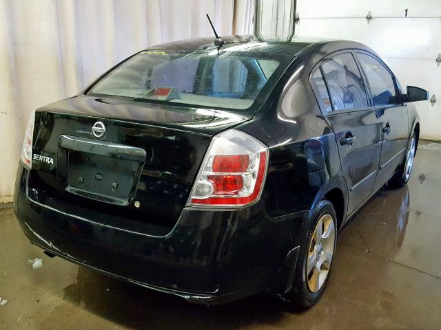 3N1AB61E18L677426 - 2008 NISSAN SENTRA 2.0 BLACK photo 4