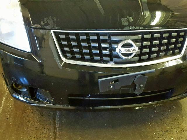 3N1AB61E18L677426 - 2008 NISSAN SENTRA 2.0 BLACK photo 9