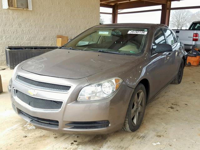 1G1ZA5EU1BF229955 - 2011 CHEVROLET MALIBU LS BROWN photo 2