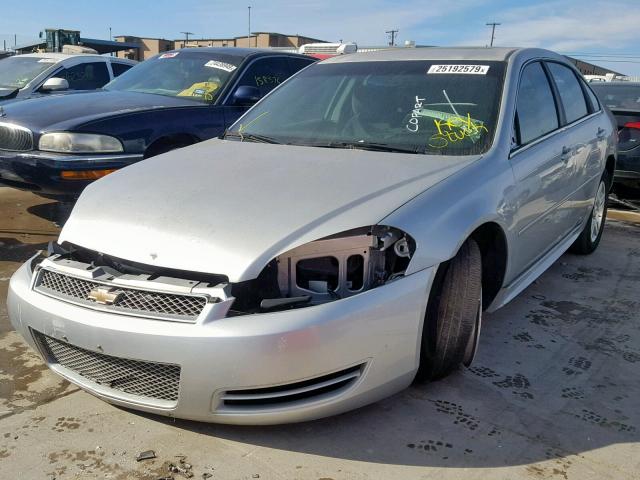 2G1WB5E30E1177477 - 2014 CHEVROLET IMPALA LIM SILVER photo 2