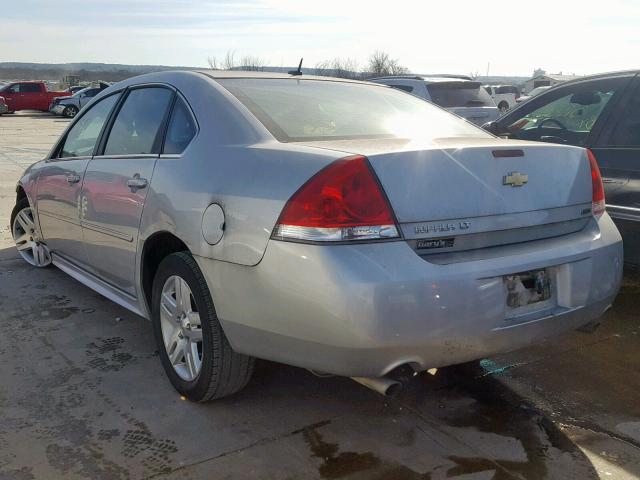 2G1WB5E30E1177477 - 2014 CHEVROLET IMPALA LIM SILVER photo 3